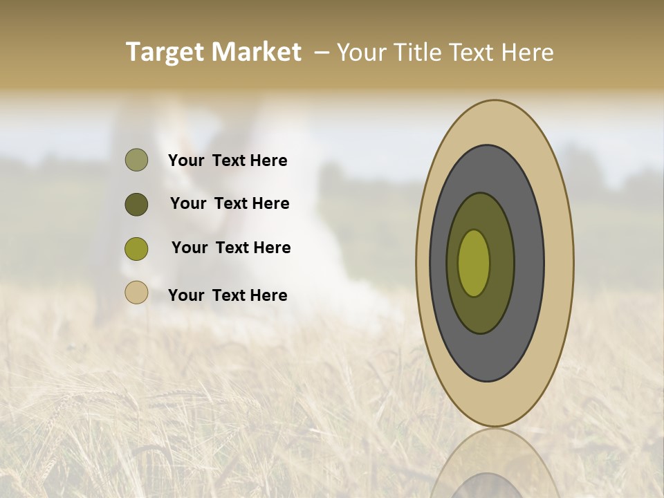 Golden Pet Beach PowerPoint Template