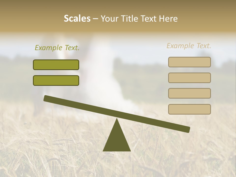 Golden Pet Beach PowerPoint Template