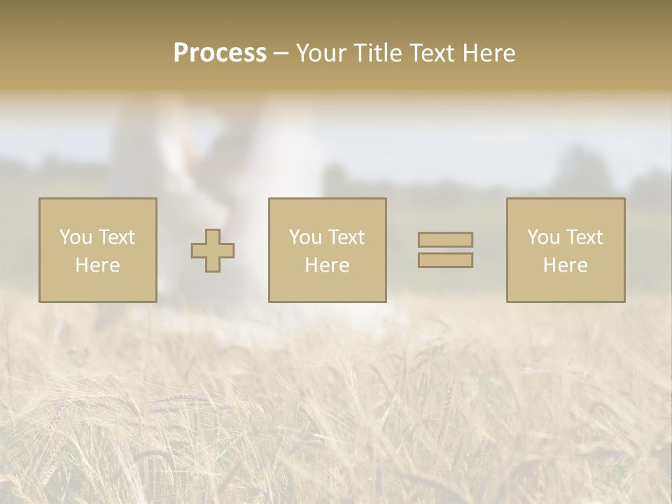 Golden Pet Beach PowerPoint Template