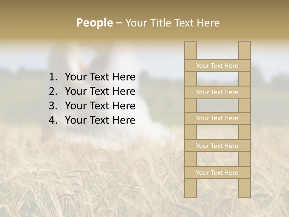 Golden Pet Beach PowerPoint Template