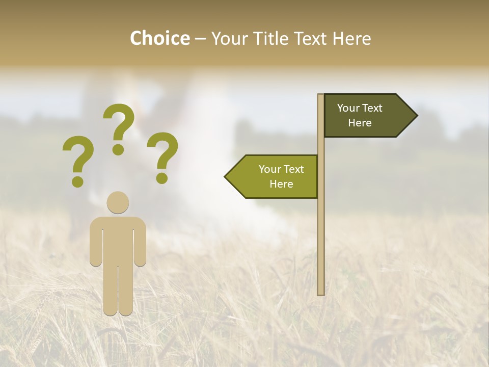 Golden Pet Beach PowerPoint Template