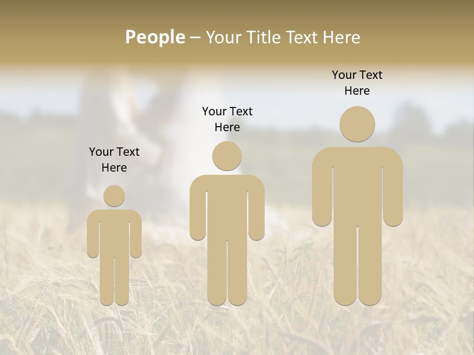 Golden Pet Beach PowerPoint Template