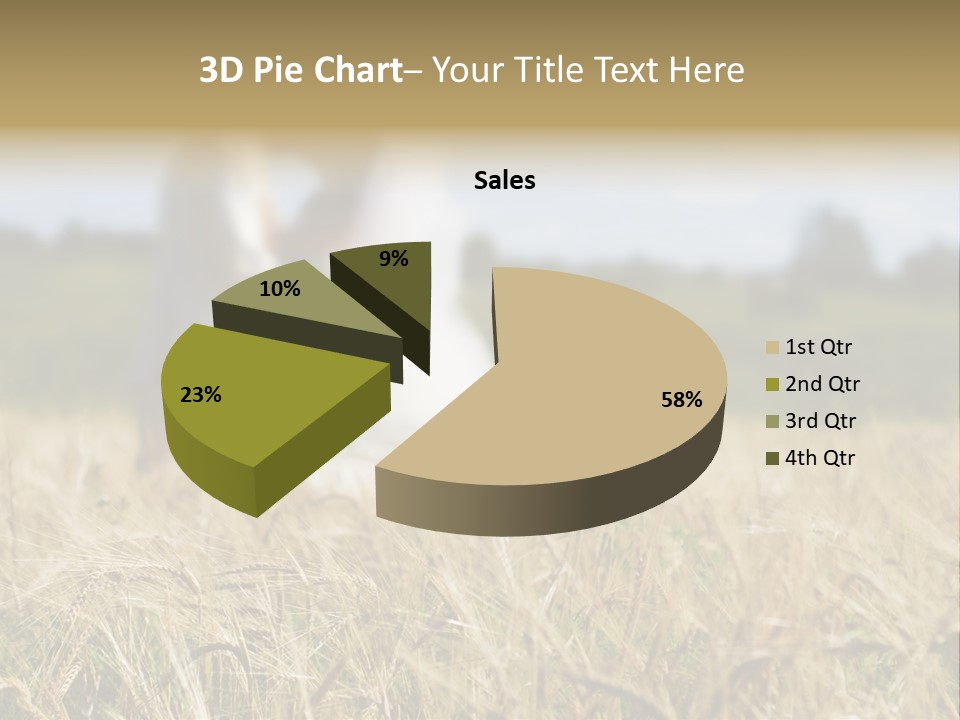 Golden Pet Beach PowerPoint Template