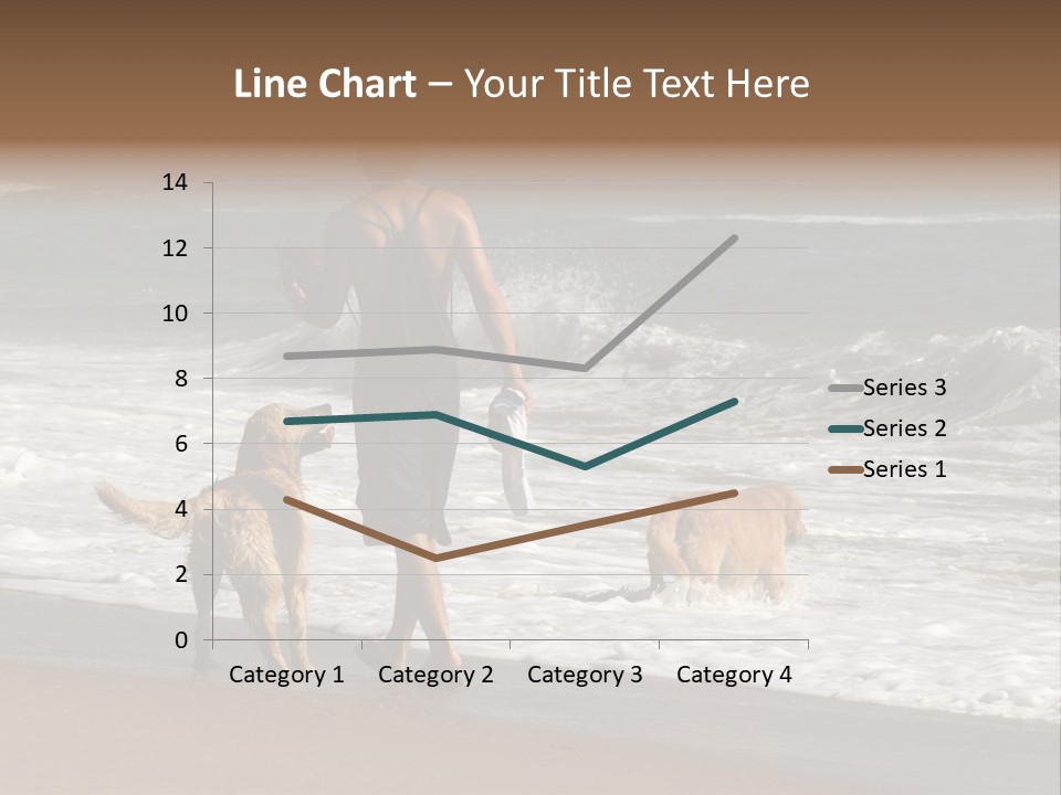 Golden Pet Beach PowerPoint Template