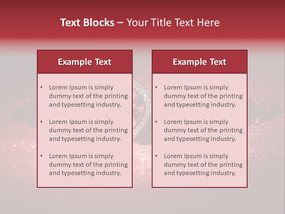 Romantic Bands Luxury PowerPoint Template