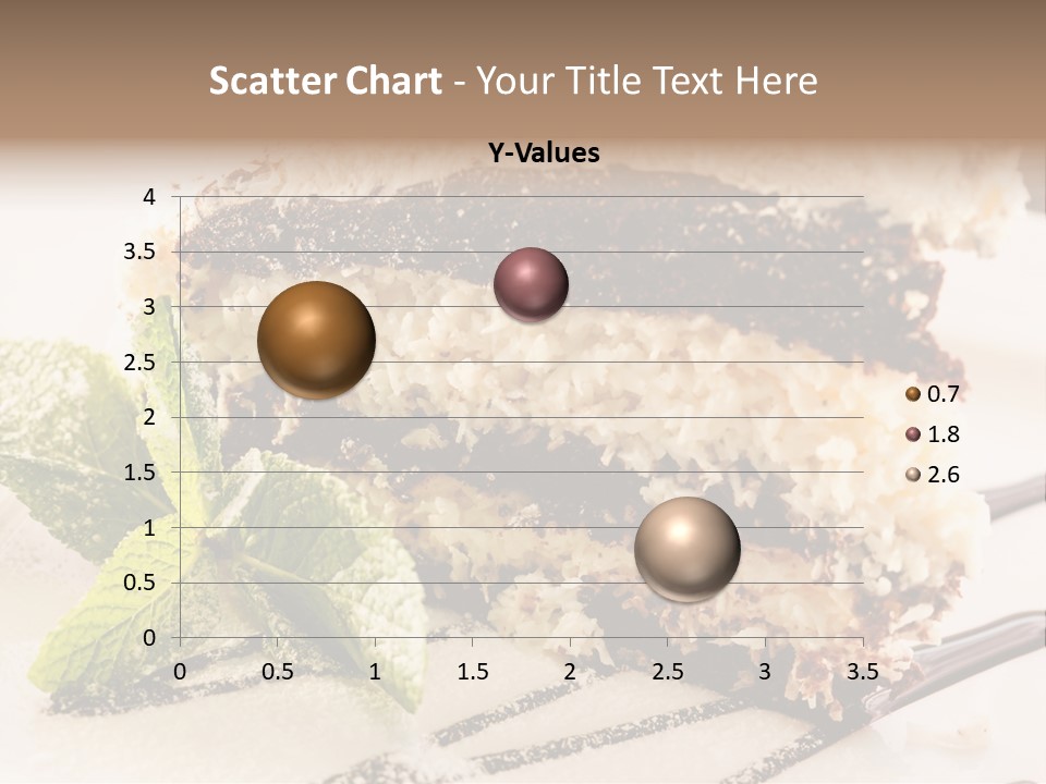 White Slice Plate PowerPoint Template