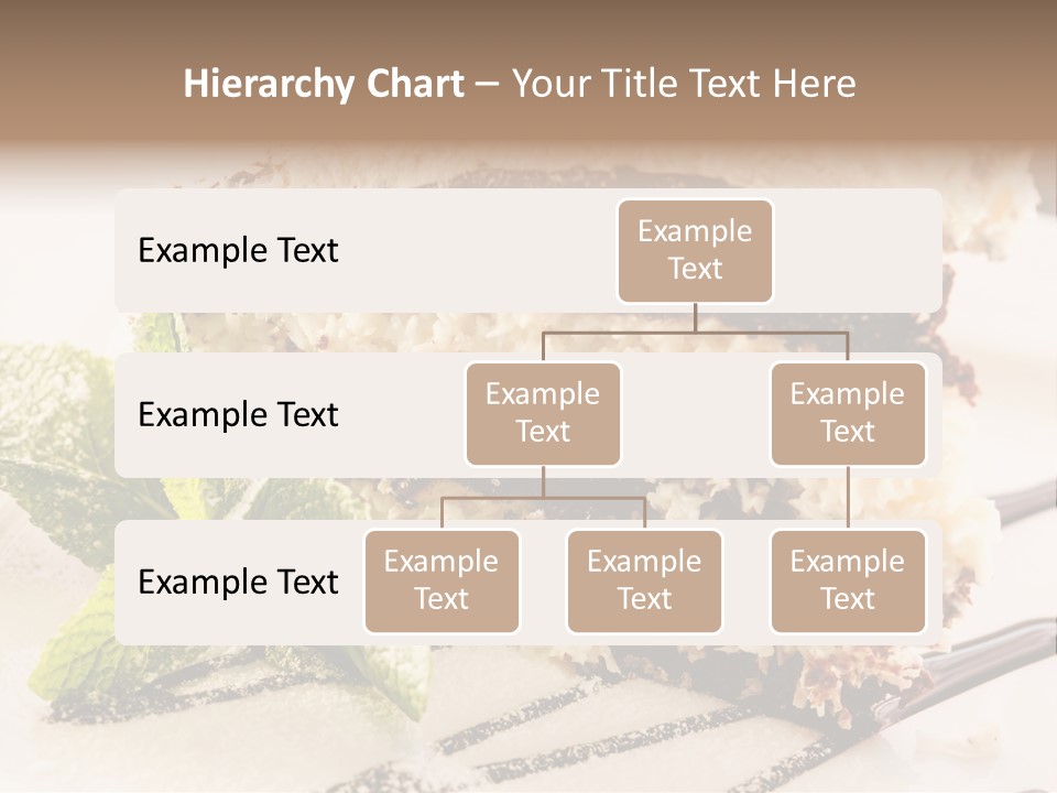 White Slice Plate PowerPoint Template