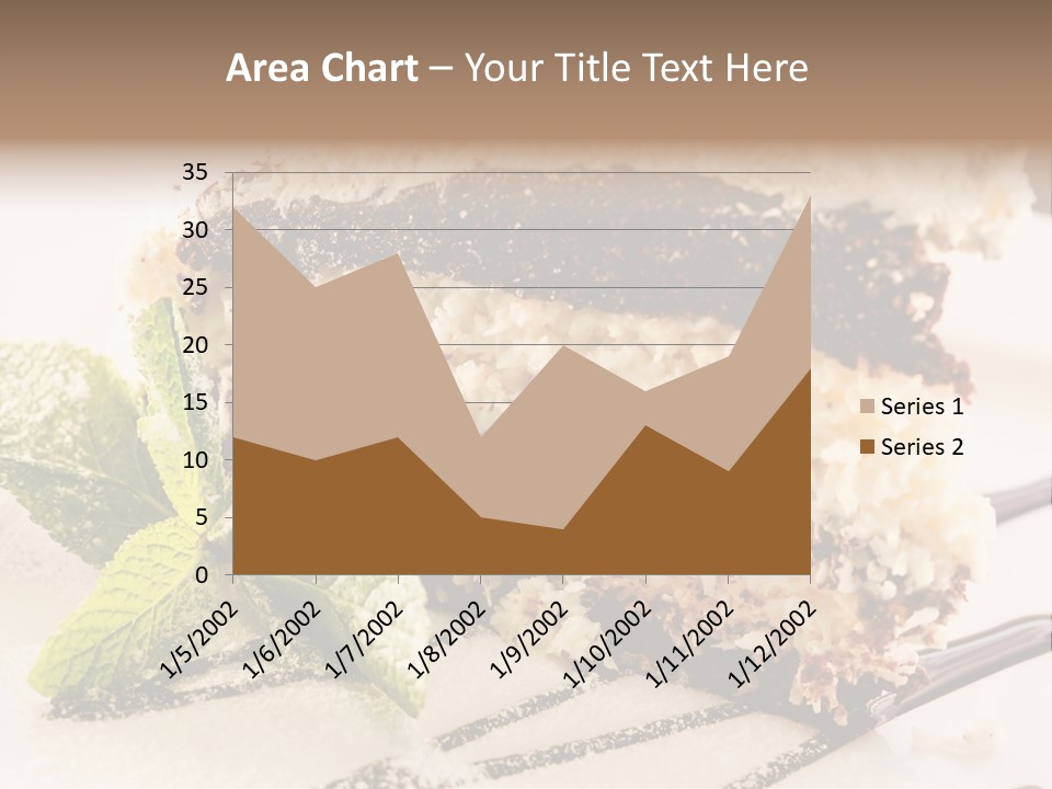 White Slice Plate PowerPoint Template