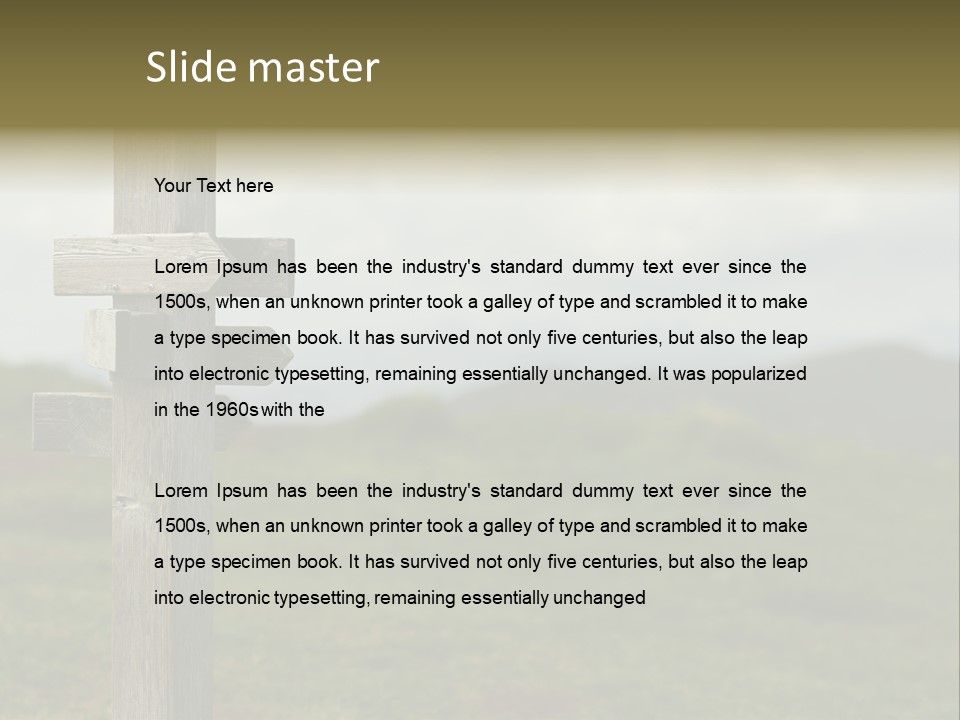 Tourism Outdoor Vacation PowerPoint Template