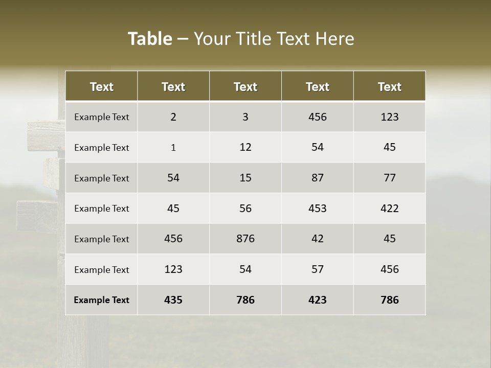 Tourism Outdoor Vacation PowerPoint Template