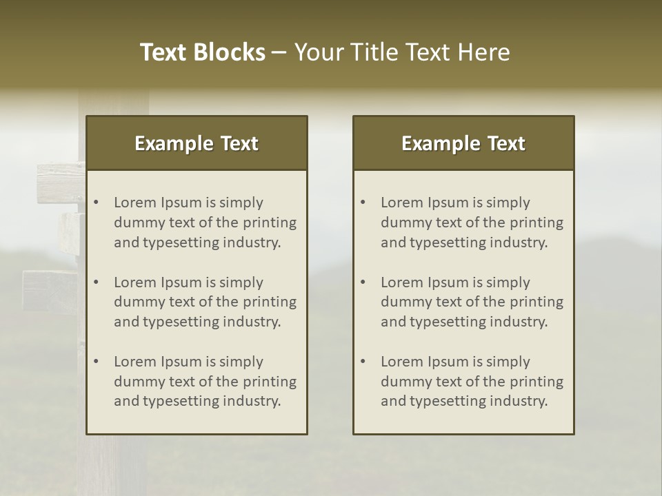 Tourism Outdoor Vacation PowerPoint Template
