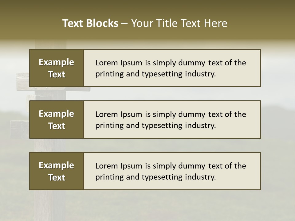 Tourism Outdoor Vacation PowerPoint Template