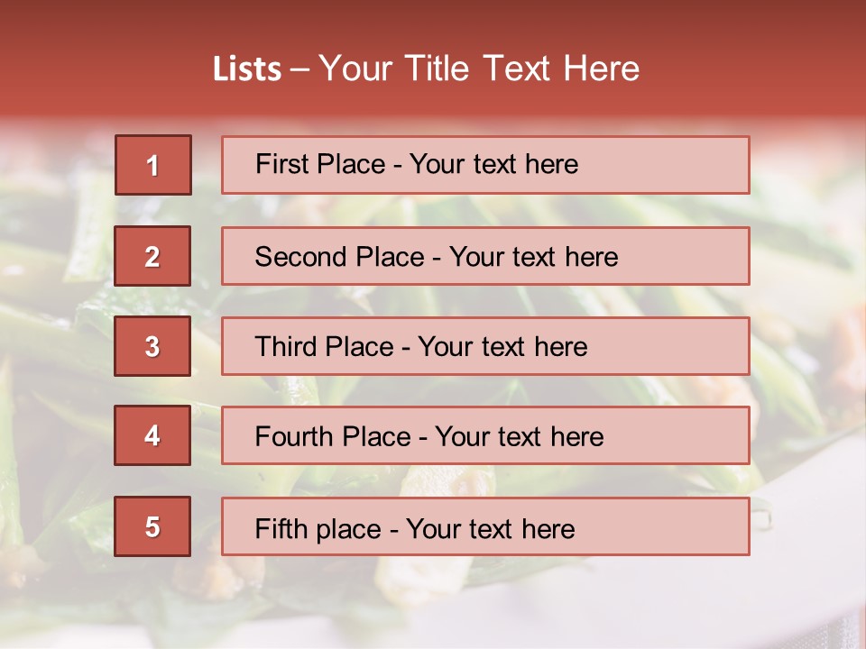 Chinese Delicious Diet PowerPoint Template