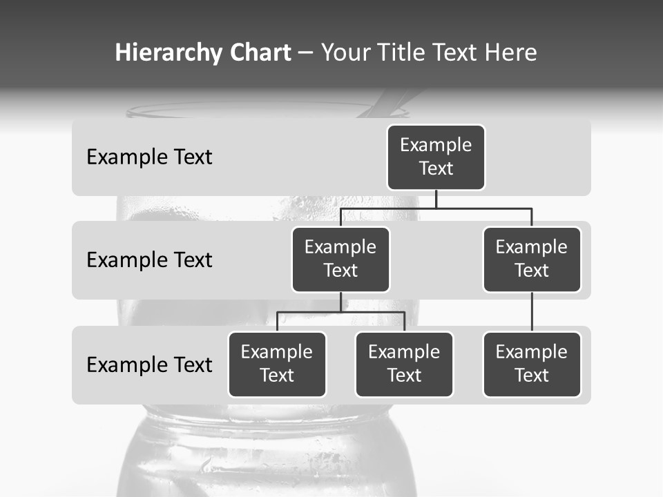 A Glass Of Water With A Spoon In It PowerPoint Template