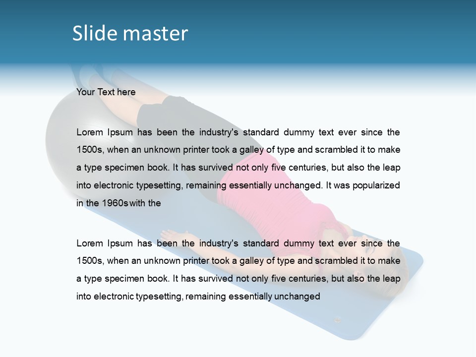 Ball Y White PowerPoint Template