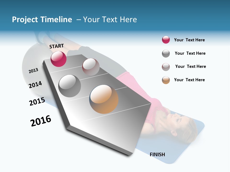 Ball Y White PowerPoint Template