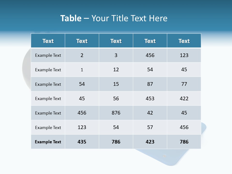 Ball Y White PowerPoint Template