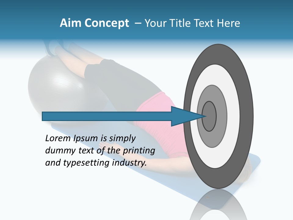 Ball Y White PowerPoint Template