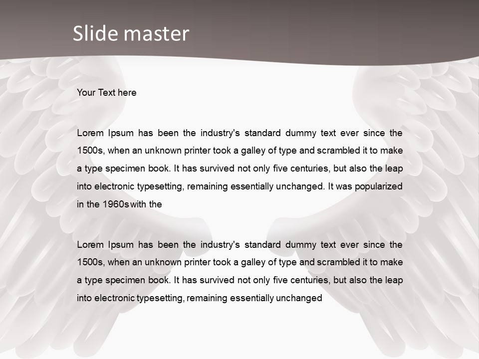 Open Symbol Object PowerPoint Template