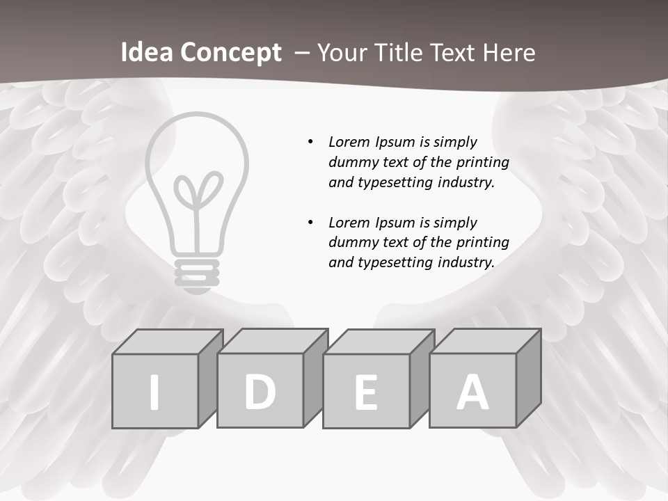 Open Symbol Object PowerPoint Template