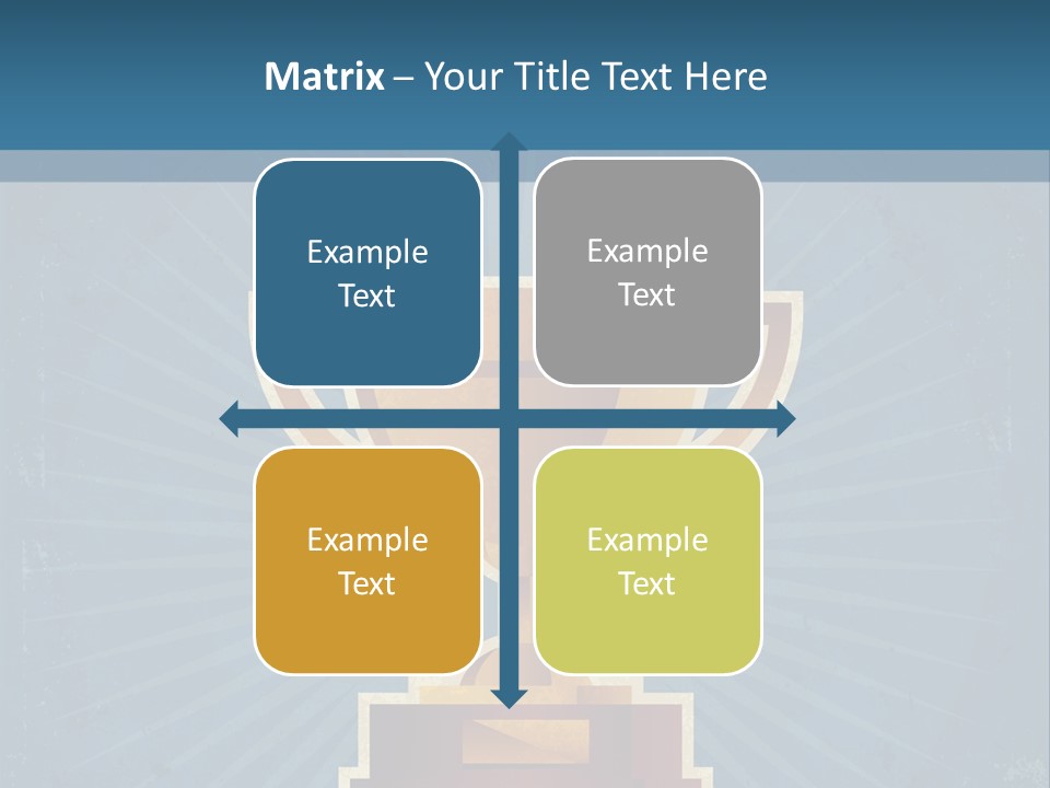 Graphic Illustration Gold PowerPoint Template