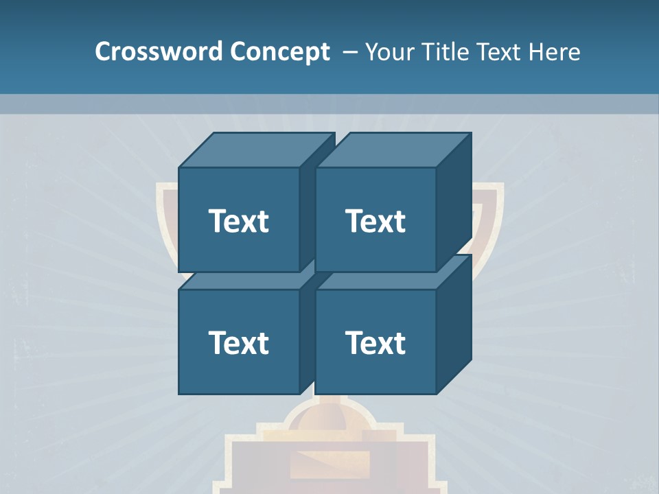 Graphic Illustration Gold PowerPoint Template