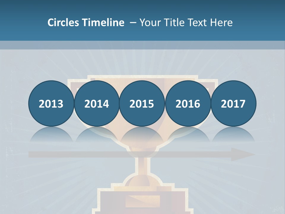 Graphic Illustration Gold PowerPoint Template