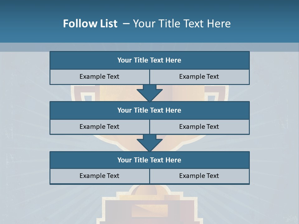 Graphic Illustration Gold PowerPoint Template