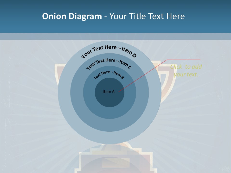 Graphic Illustration Gold PowerPoint Template