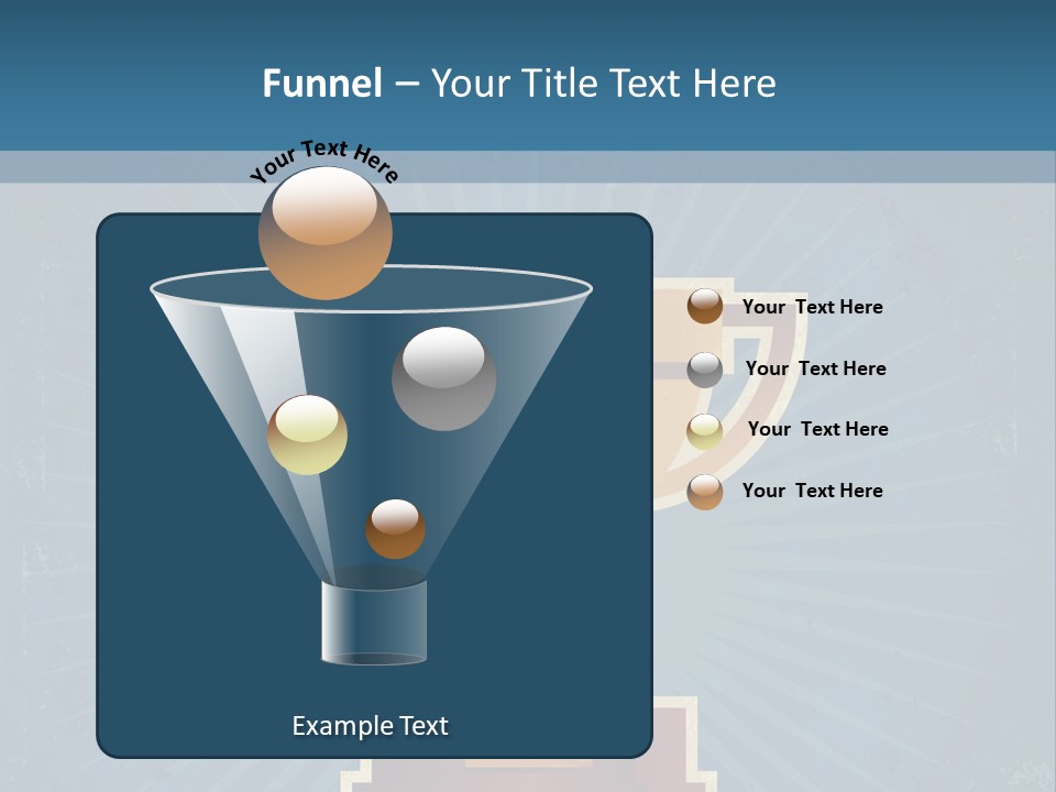 Graphic Illustration Gold PowerPoint Template