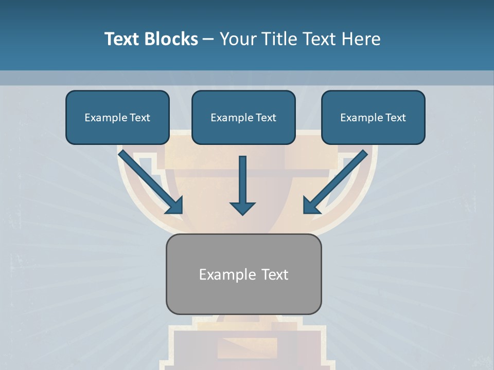 Graphic Illustration Gold PowerPoint Template