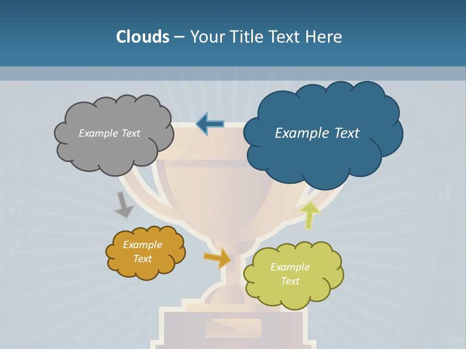 Graphic Illustration Gold PowerPoint Template