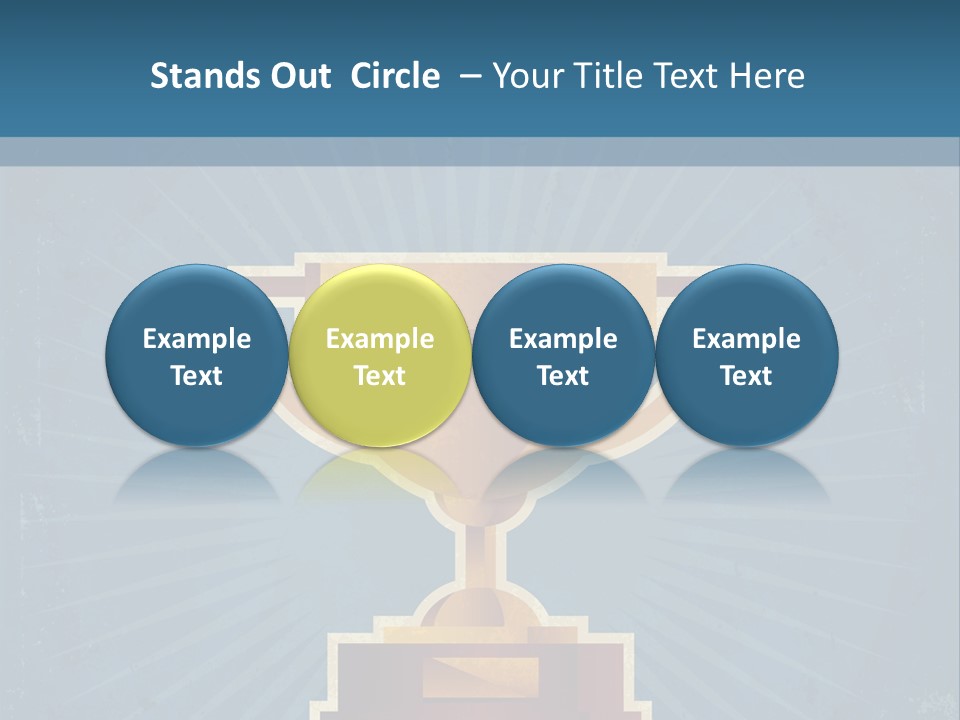 Graphic Illustration Gold PowerPoint Template