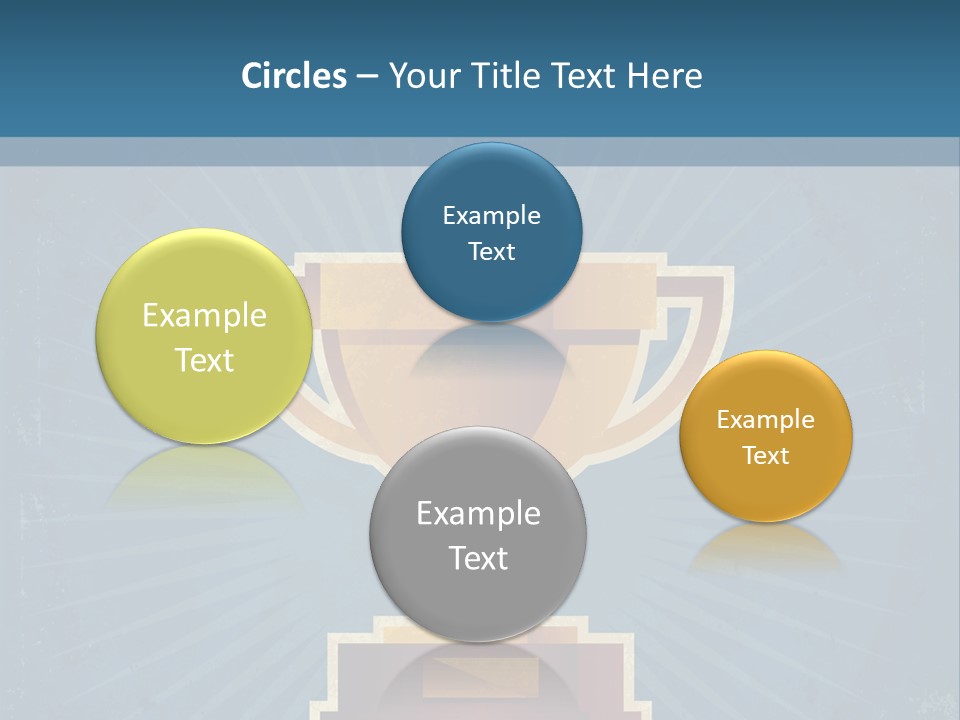 Graphic Illustration Gold PowerPoint Template