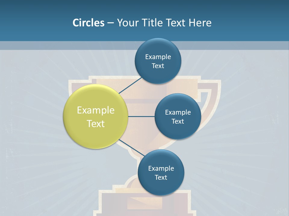 Graphic Illustration Gold PowerPoint Template