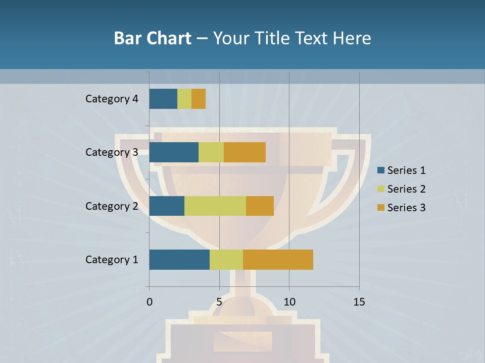 Graphic Illustration Gold PowerPoint Template