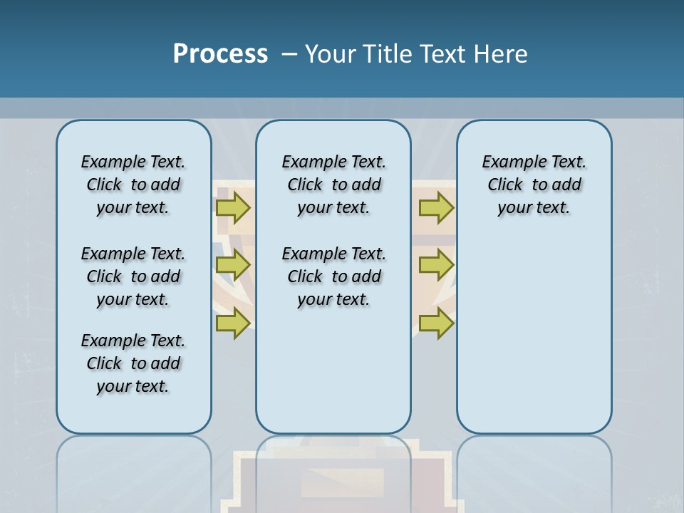 Graphic Illustration Gold PowerPoint Template