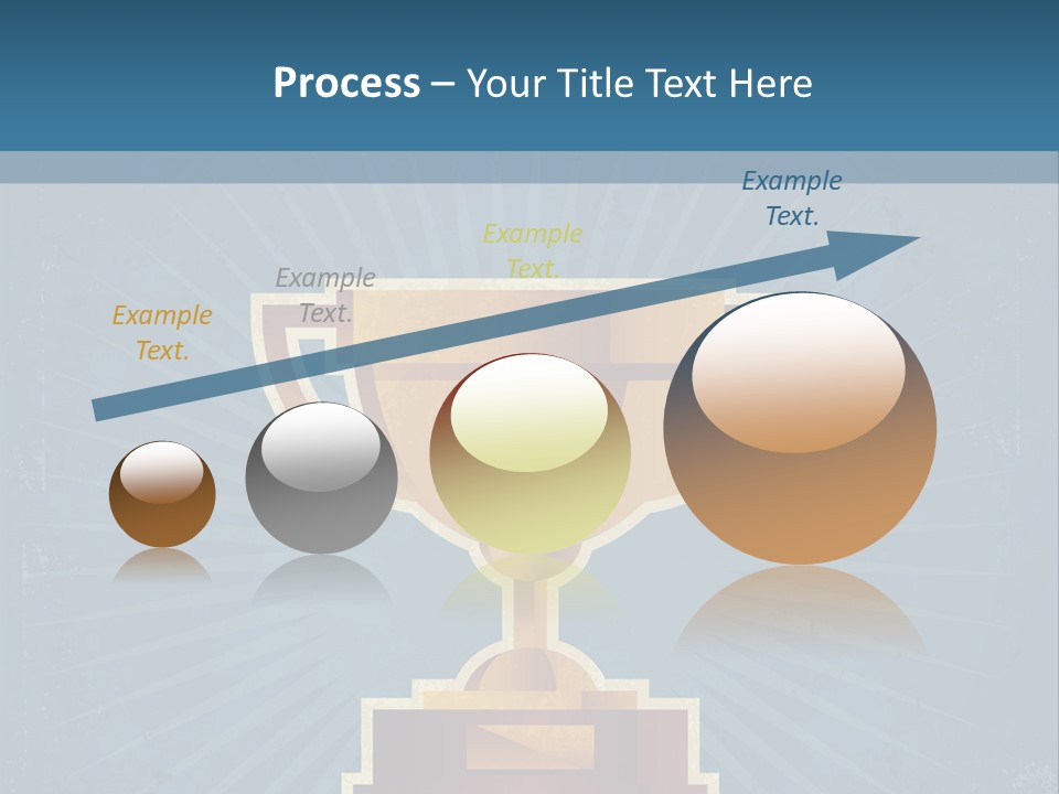 Graphic Illustration Gold PowerPoint Template