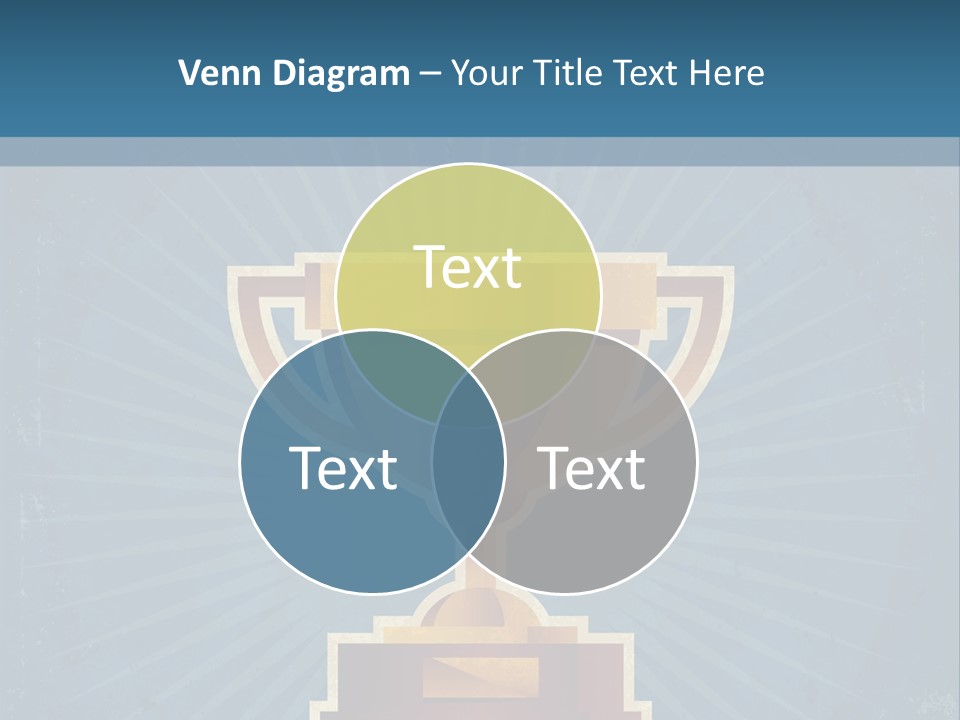 Graphic Illustration Gold PowerPoint Template