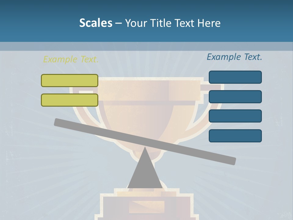 Graphic Illustration Gold PowerPoint Template