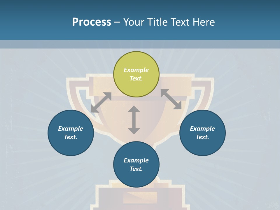 Graphic Illustration Gold PowerPoint Template