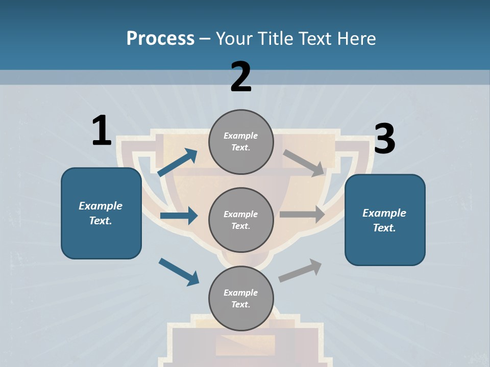 Graphic Illustration Gold PowerPoint Template