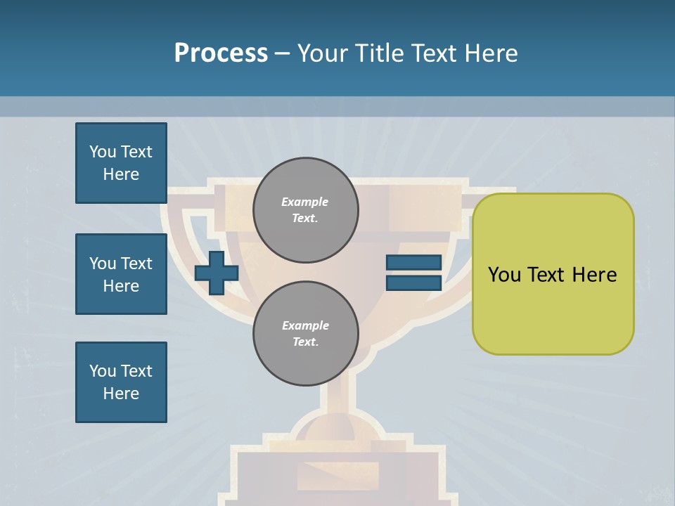 Graphic Illustration Gold PowerPoint Template