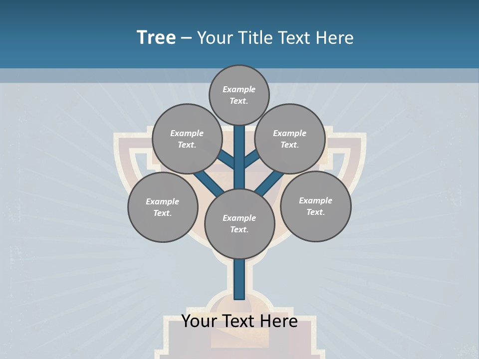 Graphic Illustration Gold PowerPoint Template