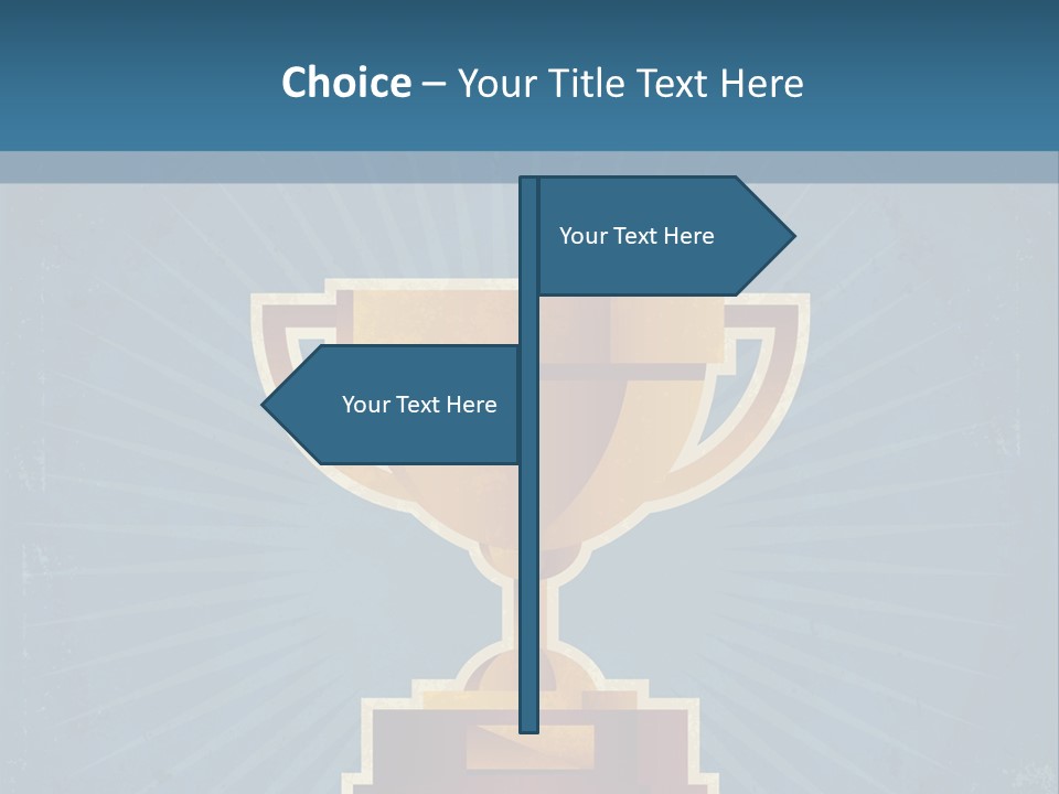 Graphic Illustration Gold PowerPoint Template