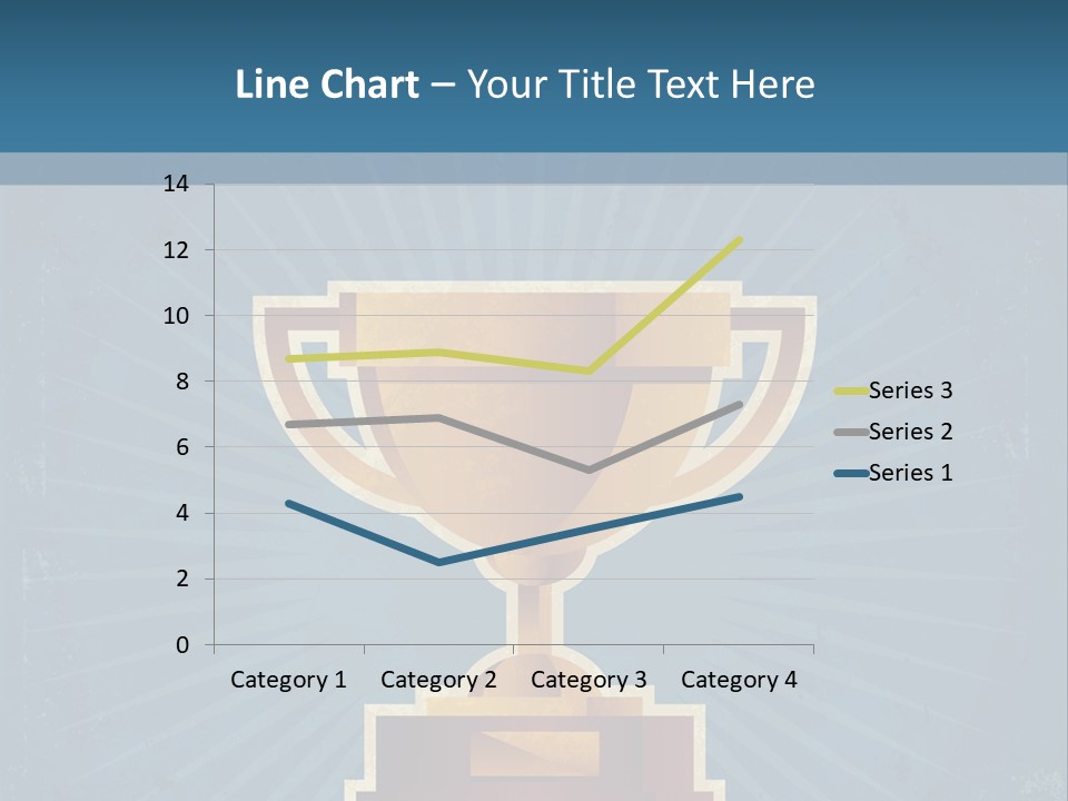 Graphic Illustration Gold PowerPoint Template