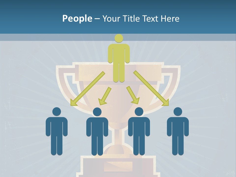 Graphic Illustration Gold PowerPoint Template