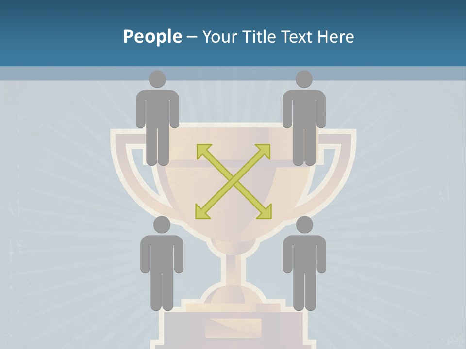 Graphic Illustration Gold PowerPoint Template