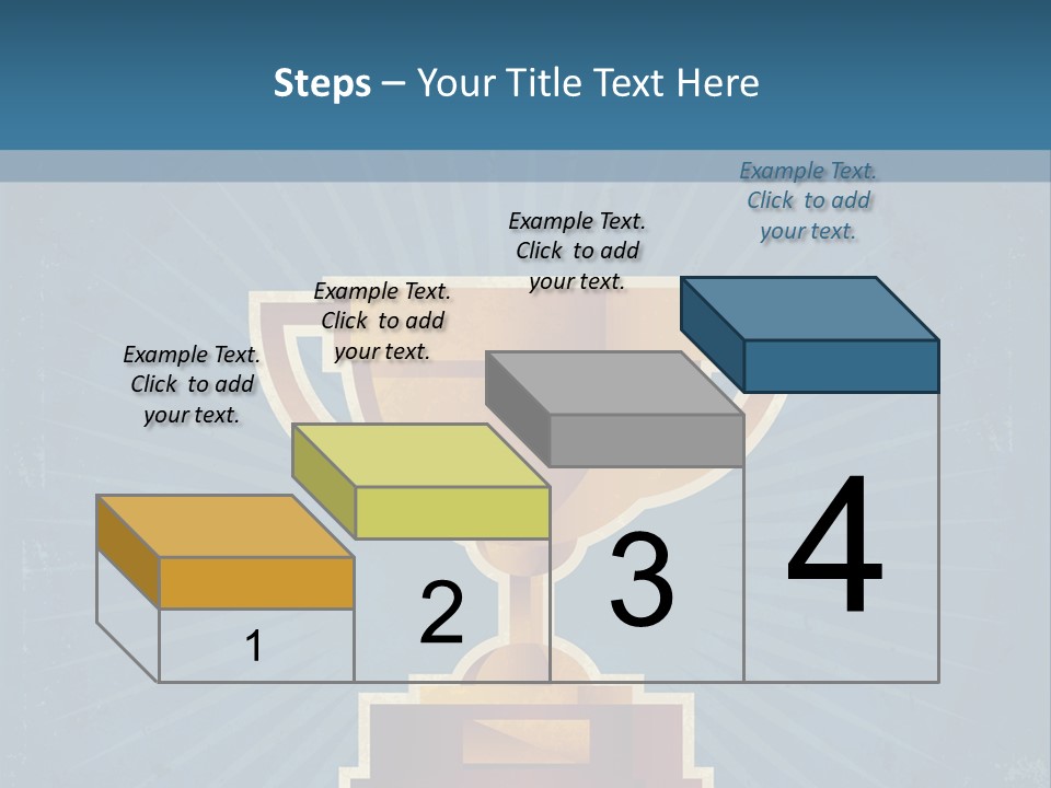 Graphic Illustration Gold PowerPoint Template