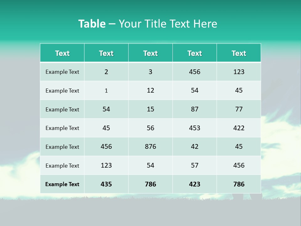 Process Treatment Hydration PowerPoint Template